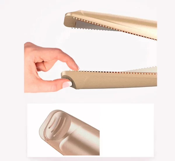 Essentials Spiral Designed Hair Styling Tool - Rose Gold - Model View