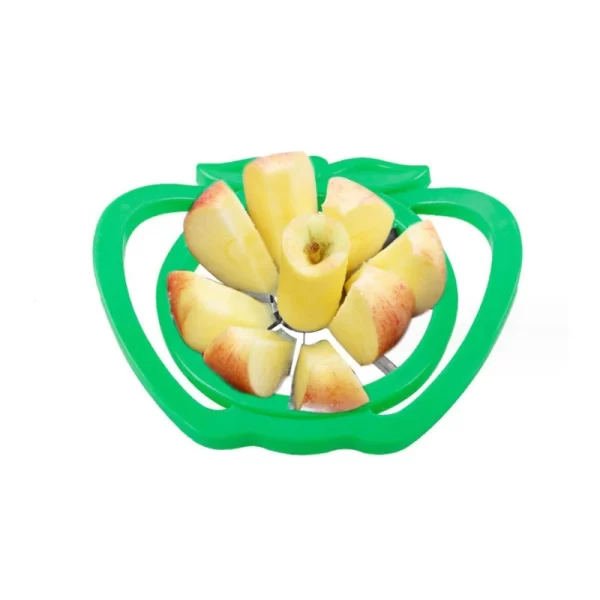 Essentials Kitchen Apple Shaped Fruit Slicer - Green