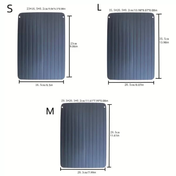 Essentials Kitchen Quick Defrosting Board - Sizes
