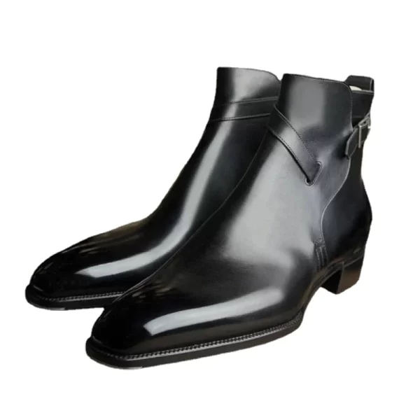 Essentials Men's Leather Ankle Style Boots