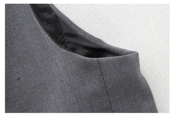 Essentials Men's Slim Fit Vest - Front Top Sleeveless View