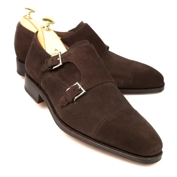 Essentials Men's Suede Shoes w/Buckle Closure