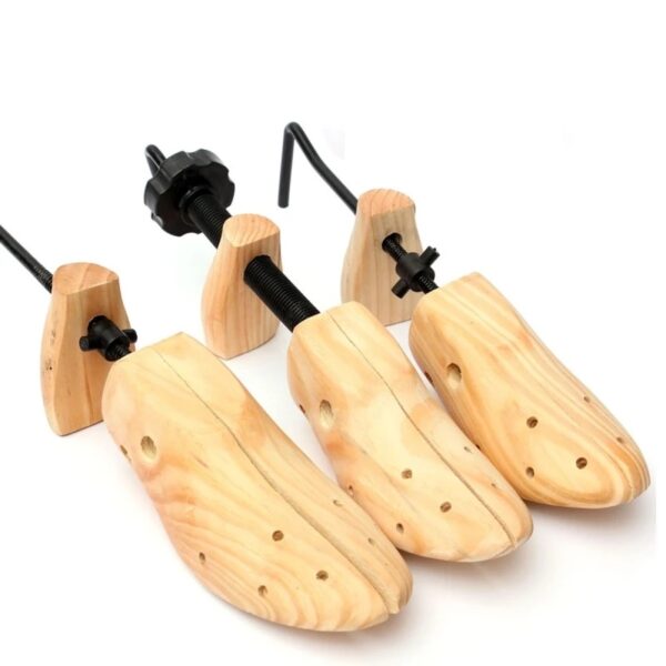 Essentials Unisex Wooden Shoe Stretcher - Sizes Small Medium and Large View