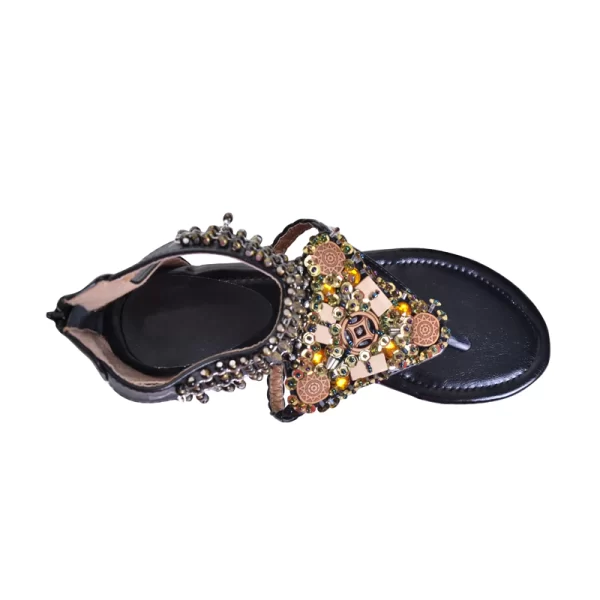 Essentials Women's Bohemian Style Wedged Sandals