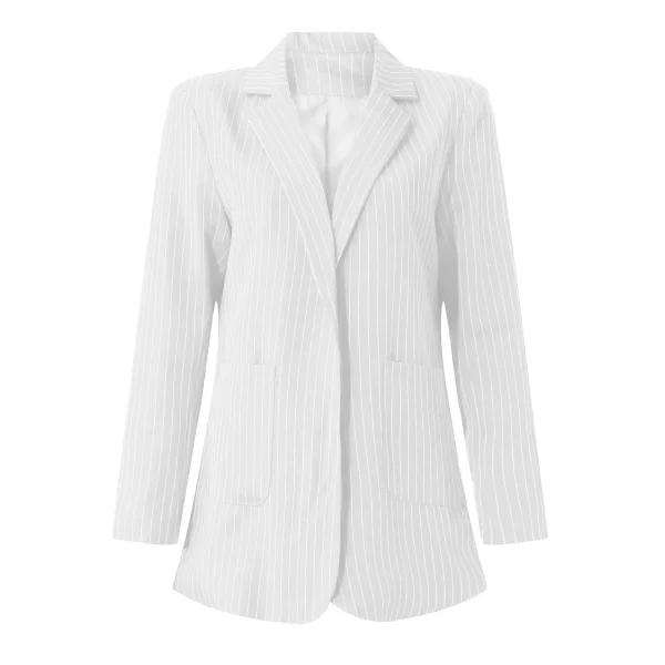 Essentials Women's Classic Style Blazer - White