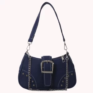 Essentials Women's Stylish Classic Casual Style Purse - Blue