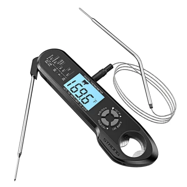 Kitchen Essentials Digital Thermometer - Black