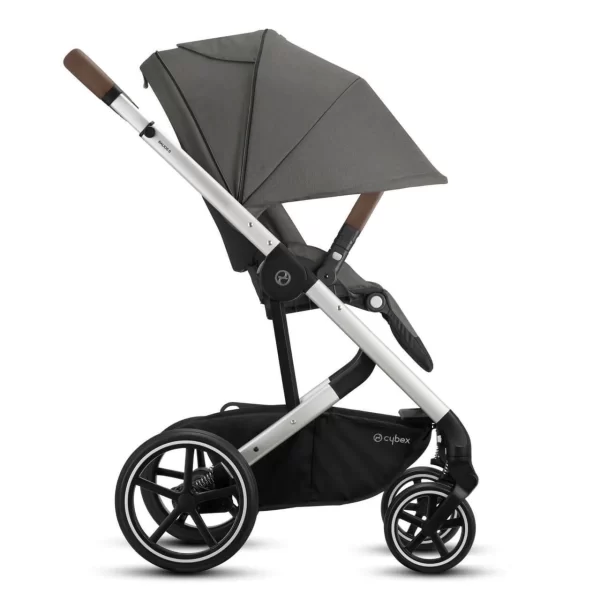 CYBEX Balios S Lux Infant Toddler Child Single Stroller - Soho Gray Side View 3