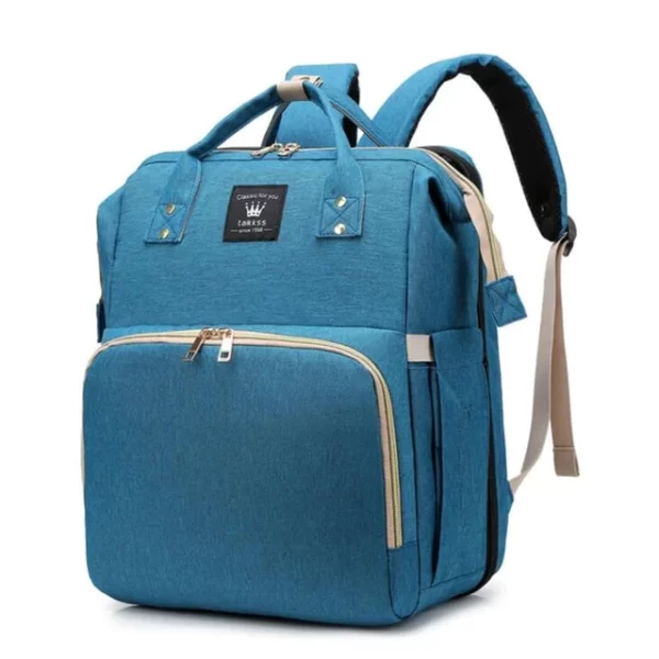 Essentials Multifunction Diaper Backpack in Blue