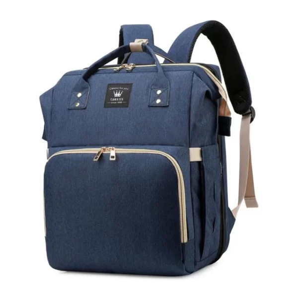 Essentials Multifunction Diaper Backpack in Navy Blue