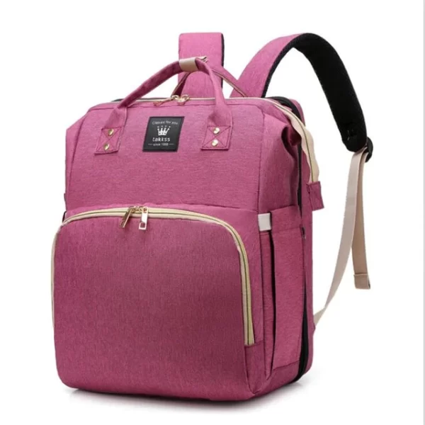 Essentials Multifunction Diaper Backpack in Purple