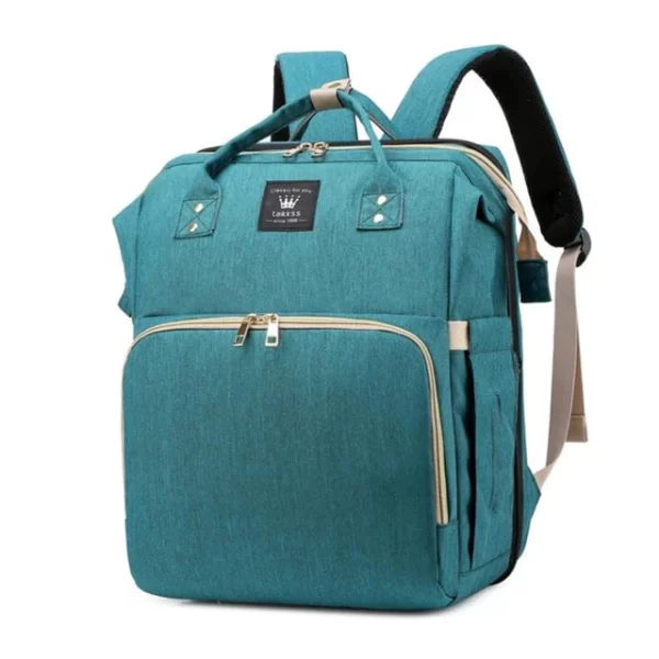 Essentials Multifunction Diaper Backpack in Turquoise