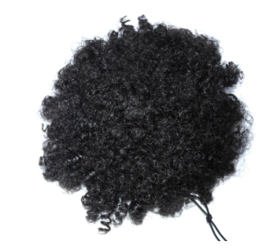 Essentials Human Kinky Hair Drawstring Ponytail