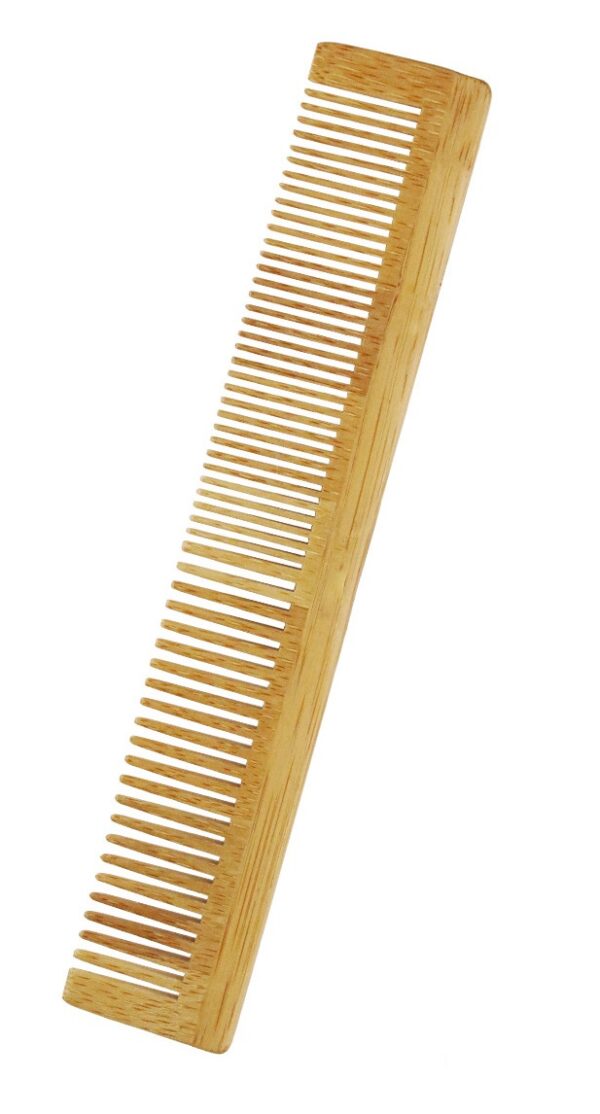 6 PC Bamboo Hairbrush Comb Set - Comb