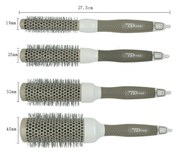 Essentials 6PC Salon Quality Ceramic Ionic Hairbrush Set