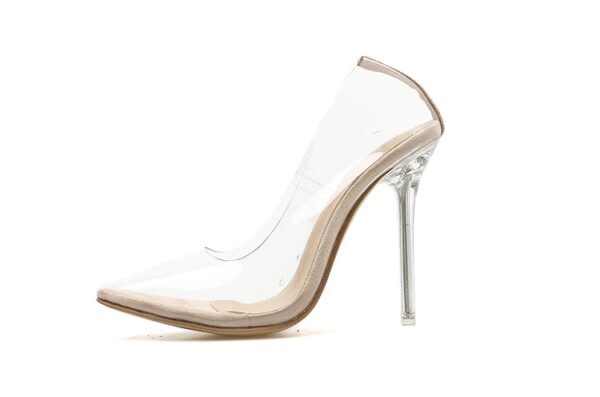 Essentials Women's Transparent High Heel Pumps