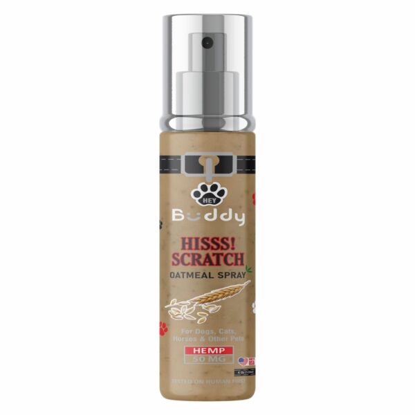 Essentials 'Hey Buddy' Hisss Scratch Oatmeal Spray - 50mg