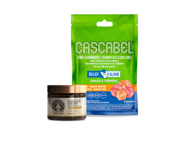 Essentials 'Cascabel' CBD Relief Pack: Salve 1 OZ & 8 CT Gummies