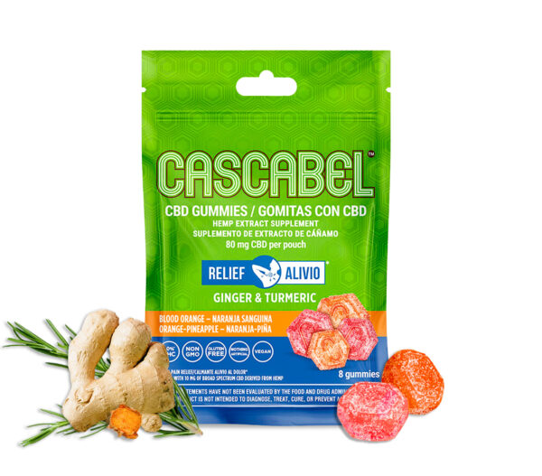 Essentials 'Cascabel' CBD Gummies Set: 10 mg - 2 PK 8 CT Sleep + 1 PK 8 CT Relief - With Product Displayed