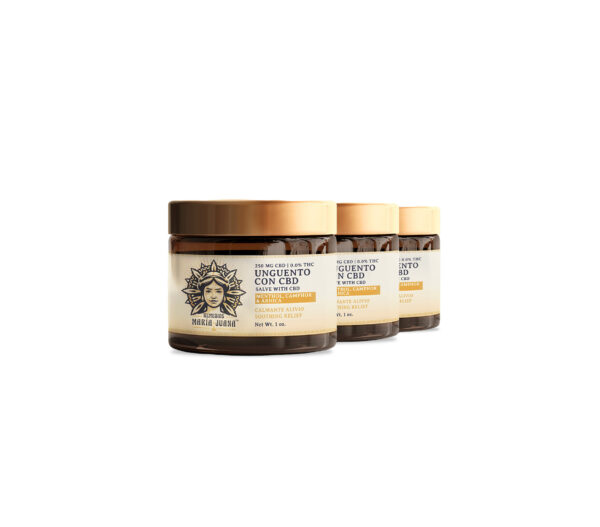 Essentials 'Remedios Maria Juana' 3 PK 1 OZ 250 MG CBD Salve